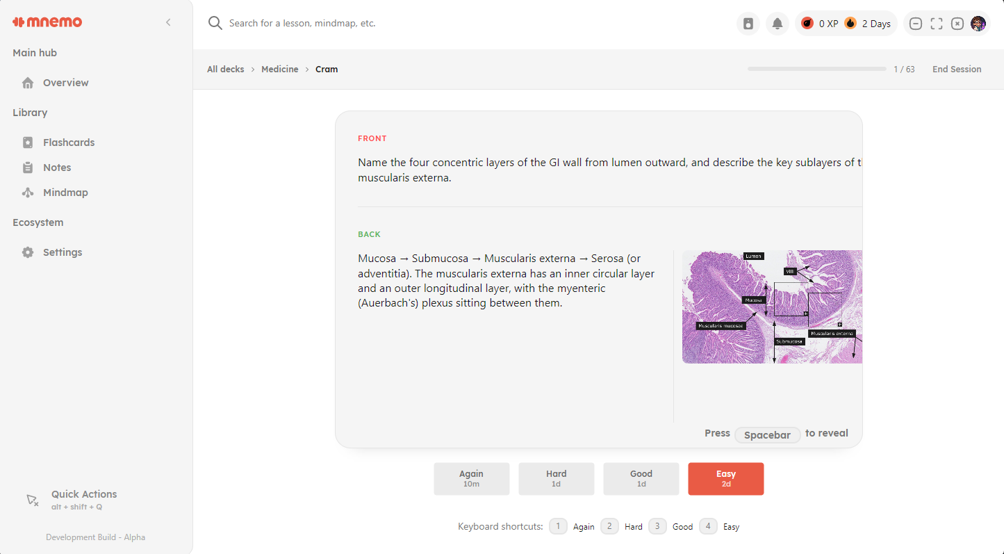 Flashcard library